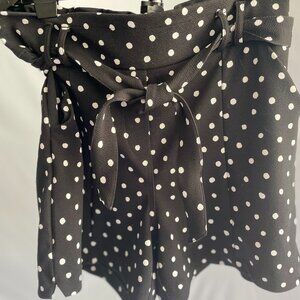 Black Polka Dot Shorts